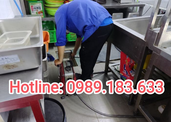 Thông cống nghẹt trong quận 2